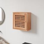 vidaXL Wandkast 42x18x42 cm massief walnotenhout, Verzenden, Nieuw
