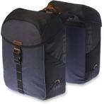 Dubbele fietstas Basil Miles Double Bag 34 Liter - Zwart / G, Verzenden, Nieuw