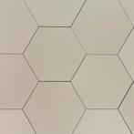 Vloertegel / wandtegel hexagon coimbra taupe 17,5x20, Keramiek, Nieuw, Ophalen of Verzenden, 10 m² of meer