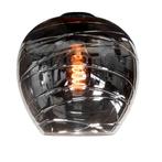 Highlight | Glazen lampenkap 26cm | Smoked | Apple, Huis en Inrichting, Lampen | Lampenkappen, Zwart, Rond, Nieuw, Ophalen of Verzenden
