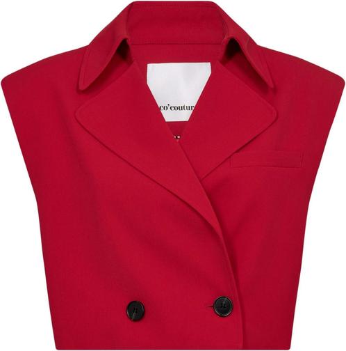 -10% CoCouture  CoCouture Cadeaucc crop waistcoat flame  m, Kleding | Dames, Jasjes, Kostuums en Pakken, Rood, Nieuw, Verzenden