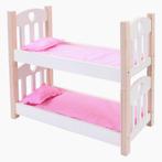 Poppen Stapelbed Roze/Wit (Poppen accessoires), Kinderen en Baby's, Speelgoed | Poppen, Ophalen of Verzenden, Nieuw, Overige typen