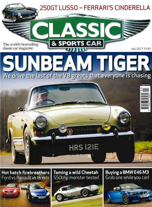 CLASSIC AND SPORTSCAR SUNBEAM TIGER BMW E46 M3, Boeken, Auto's | Folders en Tijdschriften, Gelezen, Algemeen, Verzenden