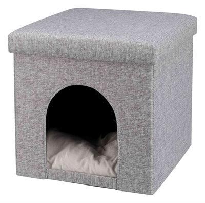 Trixie Poef Kattenmand Relax-Iglo Alois Grijs, Dieren en Toebehoren, Hondenmanden, Verzenden