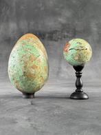 Geen minimumprijs - Prachtig paar groene smithsoniet.