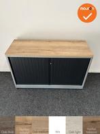 Roldeurkast - Ahrend - 74x120x45cm - Zilvergrijs met zwarte, Werkplek, Ophalen of Verzenden, Gebruikt, Kast