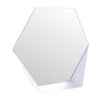 Gorillz Hive Wandspiegel met Plank - Hexagon Spiegel - 60 x, Huis en Inrichting, Verzenden, Nieuw