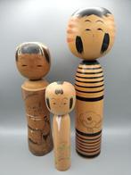 Creatieve Japanse kokeshi-poppen - Hout - Japan - Shwa