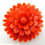 Bloedkoraal - Metaal - Broche