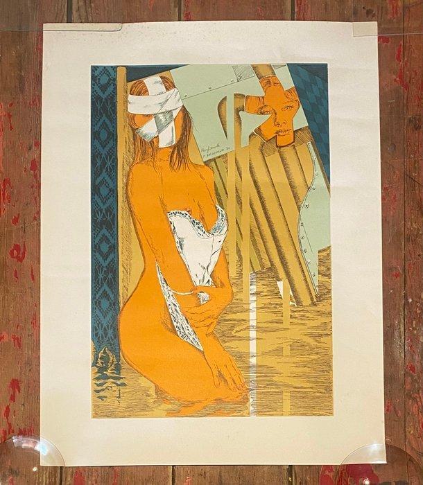 P. De Cocker - Erotische Dames - Jaren 1980, Antiek en Kunst, Kunst | Tekeningen en Foto's