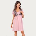 Lupoline Zwangerschapsshirt / Voedingsshirt Black and Pink, Verzenden, Nieuw