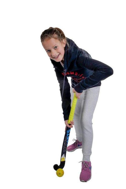 Angel Sports Hockeystick Kunststof 33 Inch - Geel, Sport en Fitness, Hockey, Verzenden