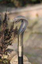 Wandelstok - cobra slang - Messing, Antiek en Kunst