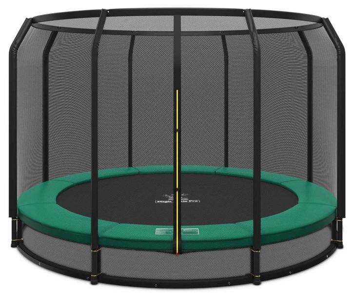 Ingraaf Trampoline Magic Circle Pro 366 cm Groen met, Kinderen en Baby's, Speelgoed | Buiten | Trampolines, Nieuw, Ophalen of Verzenden