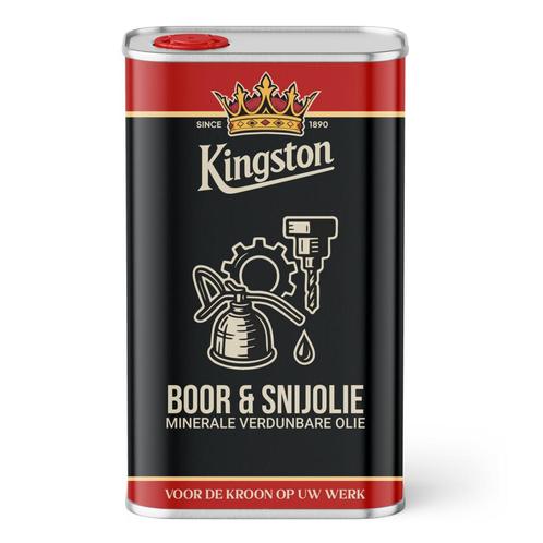 Kingston boor snijolie 1 liter, fles, Doe-het-zelf en Verbouw, Gereedschap | Machine-onderdelen en Toebehoren, Nieuw, Verzenden