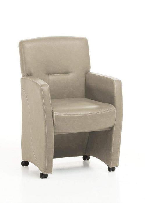 Eetkamerstoel Cindy - eetkamerstoelen - Beige, Huis en Inrichting, Stoelen, Nieuw, Stof