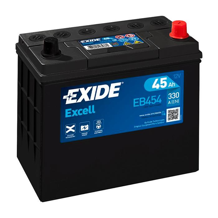 Exide Excell 12V 45Ah - Loodzuur - Startaccu - EB454, Watersport en Boten, Bootonderdelen, Nieuw
