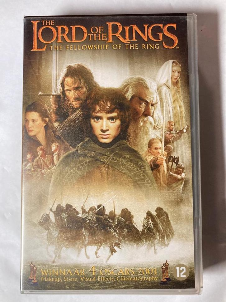 THE LORD OF THE RINGS THE FELLOWSHIP OF THE RING (VHS), Cd's en Dvd's, VHS | Film, Gebruikt, Verzenden