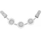 Fako Bijoux - Vestsluiting - Vestclip - Zonnebloem -, Sieraden, Tassen en Uiterlijk, Broches, Verzenden, Nieuw