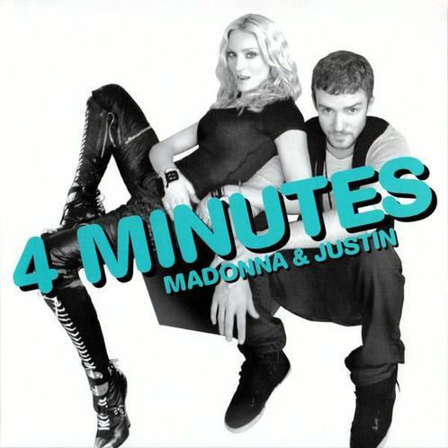 Madonna &amp; Justin - 4 Minutes / Give it 2 Me  (2 singles), Cd's en Dvd's, Vinyl Singles, Single, Nieuw in verpakking, 7 inch