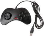 Sega Saturn style controller zwart USB, Spelcomputers en Games, Verzenden, Nieuw