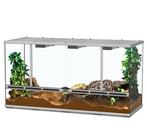 AquAtlantis Terrarium | 118 x 45 x 60CM | Zilver-007, Dieren en Toebehoren, Reptielen en Amfibieën | Toebehoren, Nieuw, Ophalen of Verzenden