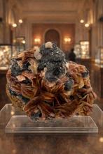 Bariet met cerussiet Ruw - Hoogte: 80 mm - Breedte: 100 mm-