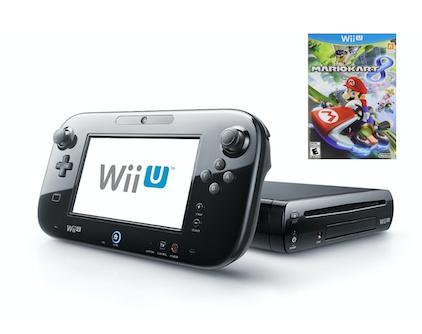Wii U Console 32GB Zwart + Gamepad (Mario Kart 8 Digital..., Spelcomputers en Games, Spelcomputers | Nintendo Wii U, Zo goed als nieuw