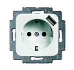 Busch Jaeger Reflex SI WCD+RA en USB 1V alpinwit - 20, Ophalen of Verzenden, Nieuw