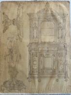Italiaanse school (XVIII) - Studio per oggetti darredo - NO, Antiek en Kunst