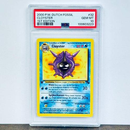 Pokémon Graded card - 1st edition - Cloyster - PSA 10, Hobby en Vrije tijd, Verzamelkaartspellen | Pokémon
