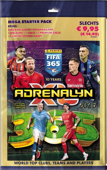 Panini Adrenalyn XL FIFA 365 2024 / 2025-Mega Starter Pack beschikbaar voor biedingen