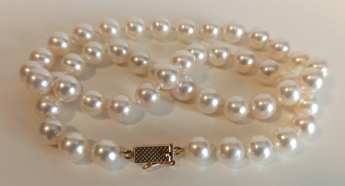 Kralensnoer - 18 karaat Geel goud Parel, Sieraden, Tassen en Uiterlijk, Antieke sieraden