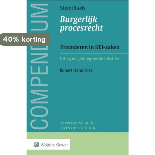 Compendium van het Burgerlijk procesrecht, Procederen in, Boeken, Wetenschap, Gelezen, Verzenden