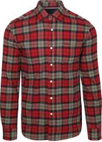 NZA Shirt Marcel Flannel Check Cherry Red maat XXL Heren, Kleding | Heren, Verzenden, Nieuw, Rood, New Zealand Auckland