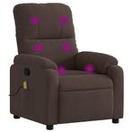 Massagestoel Bruin Microvezel - Retourdeal - 57% Korting!, Huis en Inrichting, Stoelen, Ophalen of Verzenden, Nieuw, Bruin