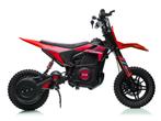 Crossmotor Rood 24 volt elektrische kindermotor met gevee..., Kinderen en Baby's, Speelgoed | Buiten | Skelters, Verzenden, Nieuw