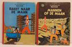 Kuifje - 2 Raket naar de maan (1954) 2e druk + Mannen op de, Boeken, Nieuw