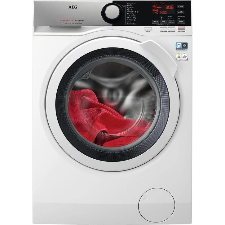 AEG L7FE94EW - Wasmachine - 9 kg - 1400 tpm - ProSteam -, Witgoed en Apparatuur, Wasmachines, Voorlader, 85 tot 90 cm, Ophalen of Verzenden