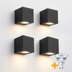 4 Stuks | Wandlamp / muurlamp / buitenlamp | Incl. 4x, Ophalen of Verzenden, Nieuw, Modern