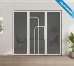 Enkele stalen taatsdeur met glaspaneel Wit 4 Vlaks rond Rook, Nieuw, Metaal, Overige typen