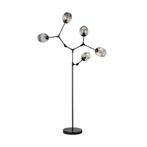 *WOONWINKEL* ETH Lime Zwarte Vloerlamp Met Rookglas 5 Lichtp, Huis en Inrichting, Lampen | Vloerlampen, Verzenden, Nieuw