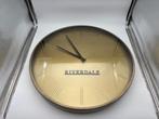 Riverdale Wandklok Chuck - Brons - Ø50cm, Verzenden, Zo goed als nieuw