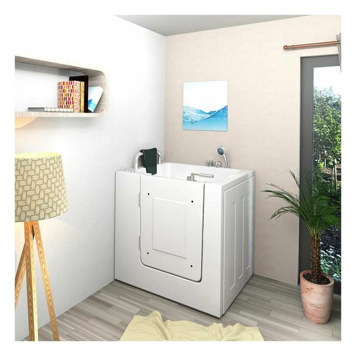 Instap Zitbad  Flush Whirlpool Links 100X78X113 (Badkamer), Doe-het-zelf en Verbouw, Sanitair, Nieuw, Ophalen of Verzenden