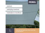 Perel Schaduwdoek, waterafstotend, 5 x 5 m, 160 g/m²,, Tuin en Terras, Schaduwdoeken, Verzenden, Nieuw