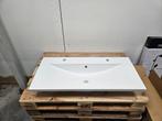 Wastafel 99 x 46 cm met 2 kraangaten (schade), Ophalen of Verzenden, Nieuw