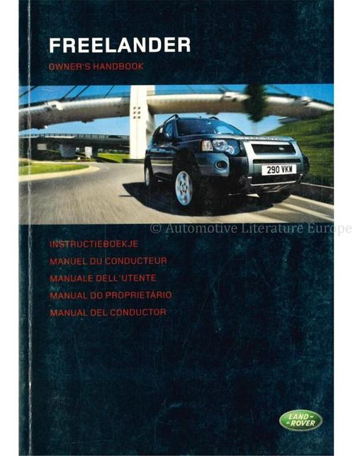2004 LAND ROVER FREELANDER INSTRUCTIEBOEKJE NEDERLANDS, Auto diversen, Handleidingen en Instructieboekjes
