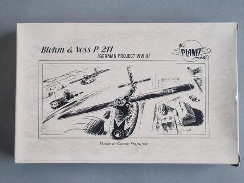 Planet Models 024 Blohm & Voss P. 211 1:48, Hobby en Vrije tijd, Modelbouw | Vliegtuigen en Helikopters, Verzenden