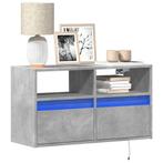 vidaXL Tv-wandmeubel met LED-verlichting 80x31x45 cm, Huis en Inrichting, Kasten | Televisiemeubels, Verzenden, Nieuw, Overige houtsoorten