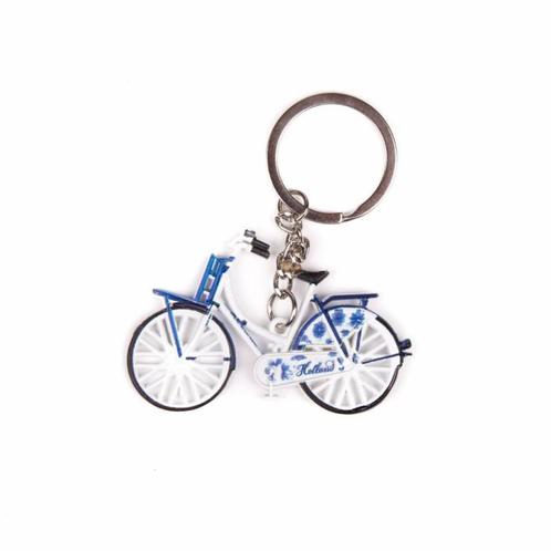 Sleutelhanger fiets delftsblauw, Kleding | Heren, Schoenen, Nieuw, Ophalen of Verzenden